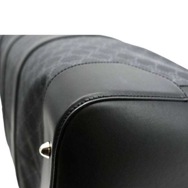 GUCCI Large Carry-On Soft GG Supreme Canvas Duffle Bag Black 478323