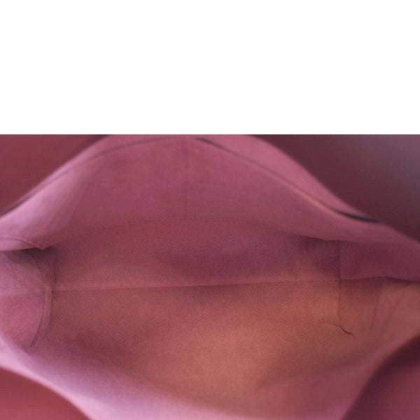 LOUIS VUITTON Tuileries Besace Leather Shoulder Bag Bruyere with inside view