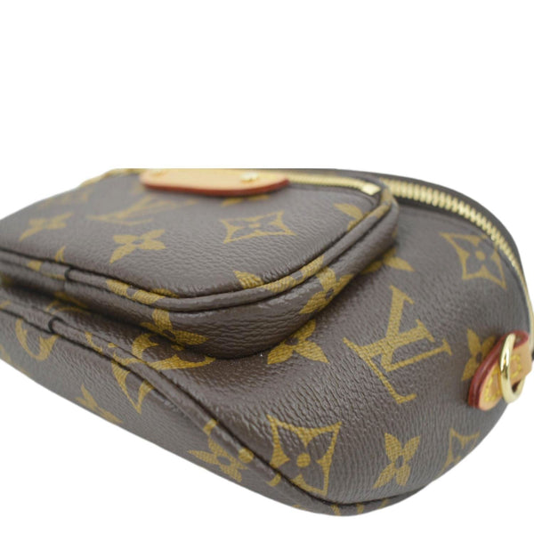 LOUIS VUITTON Mini Monogram Canvas Bumbag Brown