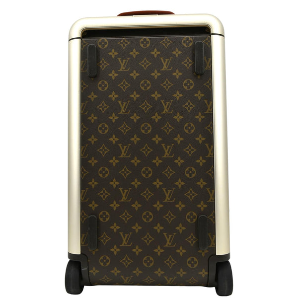 LOUIS VUITTON Horizon Soft 55 Monogram Canvas Rolling Duffle Bag Brown