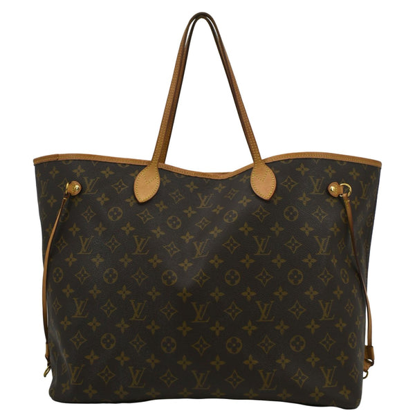LOUIS VUITTON Neverfull GM Monogram Canvas Tote Bag Brown