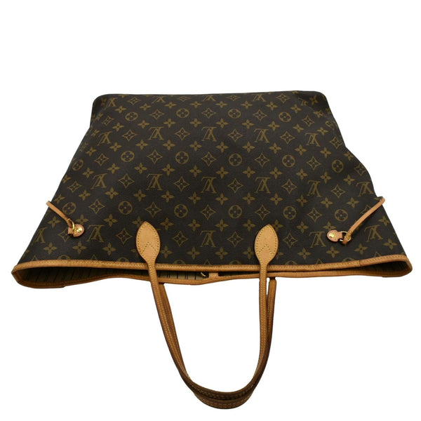 LOUIS VUITTON Neverfull GM Monogram Canvas Tote Bag Brown