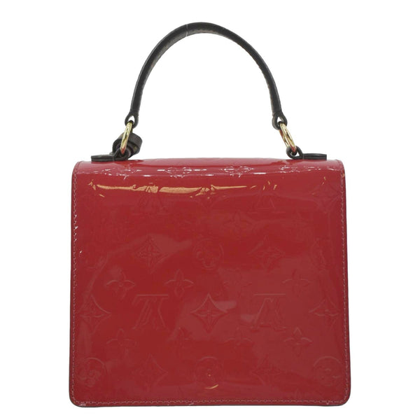 LOUIS VUITTON Spring Street Crossbody Bag red color with back view