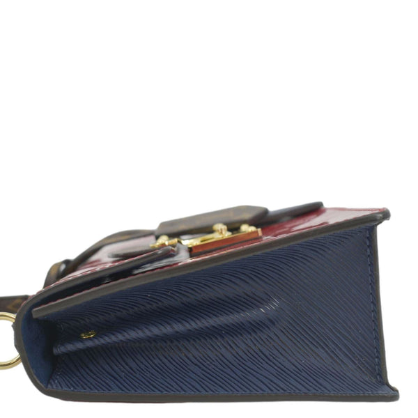 LOUIS VUITTON Spring Street Crossbody Bag red color with left side view