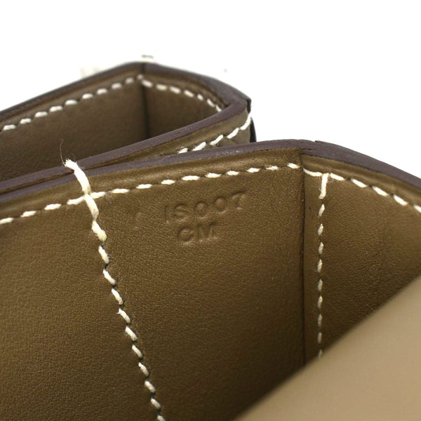 HERMES Mosaique Epsom Leather Bag Shoulder Etoupe