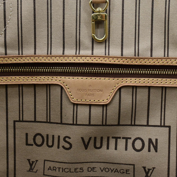 LOUIS VUITTON Neverfull GM Monogram Canvas Tote Bag Brown