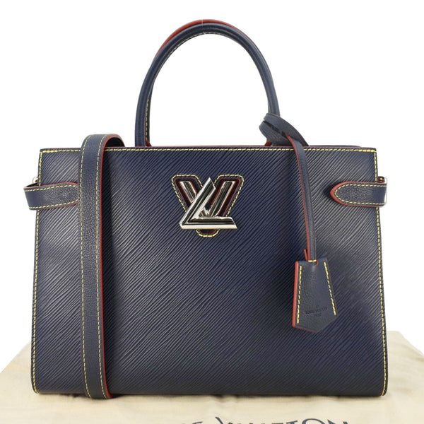 LOUIS VUITTON Twist Epi Leather 2Way Tote Bag Indigo