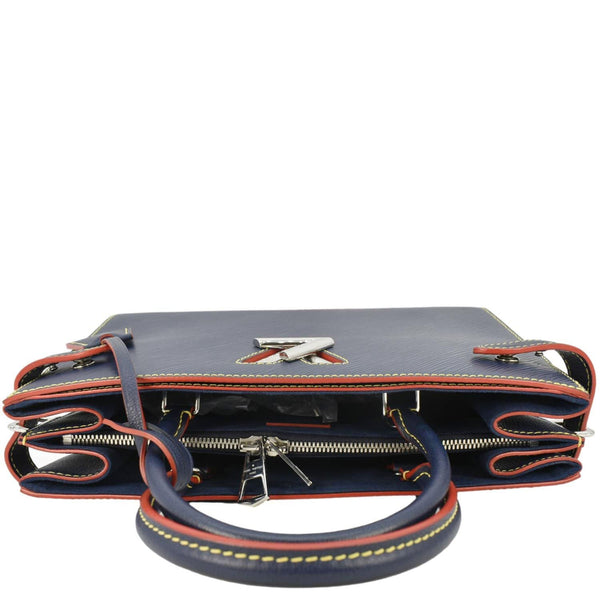 LOUIS VUITTON Twist Epi Leather 2Way Tote Bag Indigo