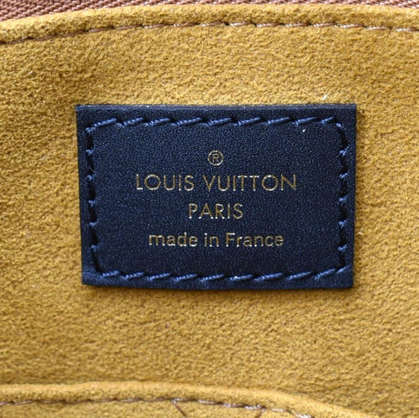 LOUIS VUITTON Onthego GM Monogram Empreinte Leather Tote Shoulder Bag Black