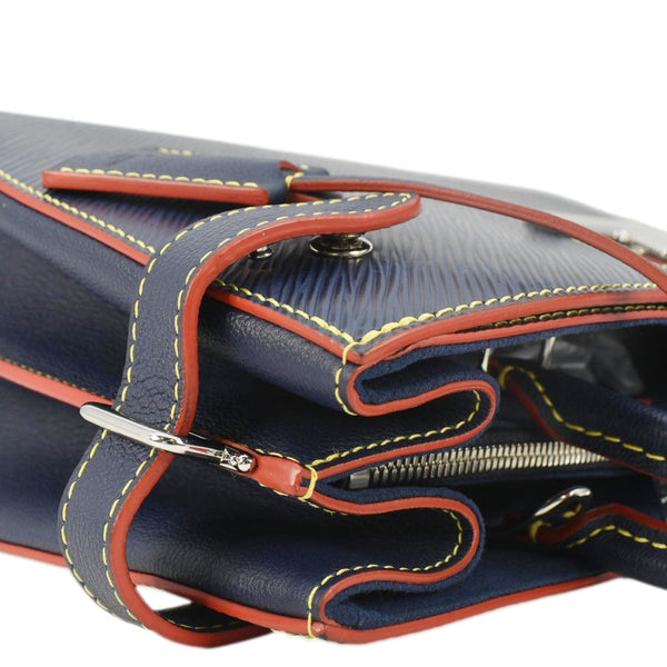 LOUIS VUITTON Twist Epi Leather 2Way Tote Bag Indigo