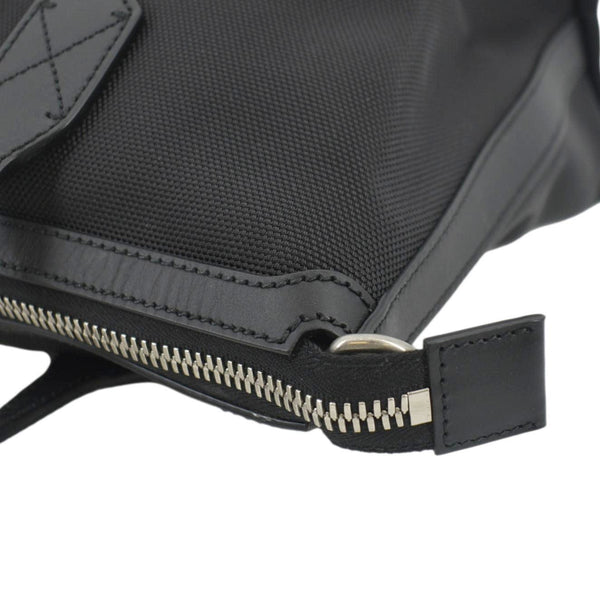 GUCCI Nylon Web Top Handle Shoulder Bag Black 630923