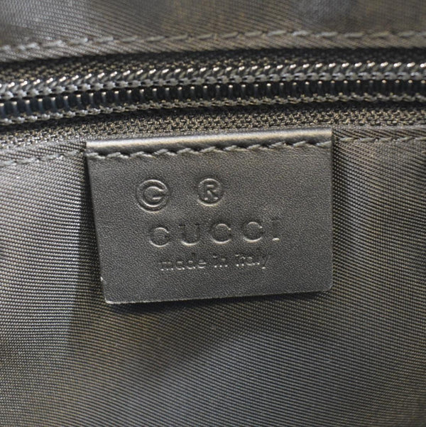 GUCCI Nylon Web Top Handle Shoulder Bag Black 630923