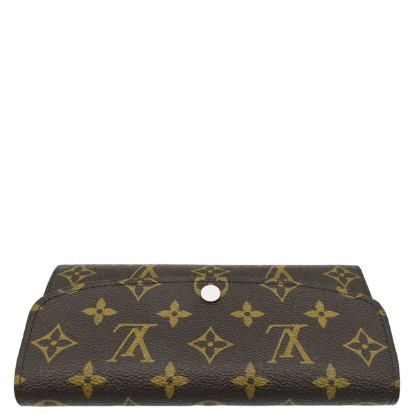 LOUIS VUITTON Emilie Monogram Canvas Wallet Rose Ballerine