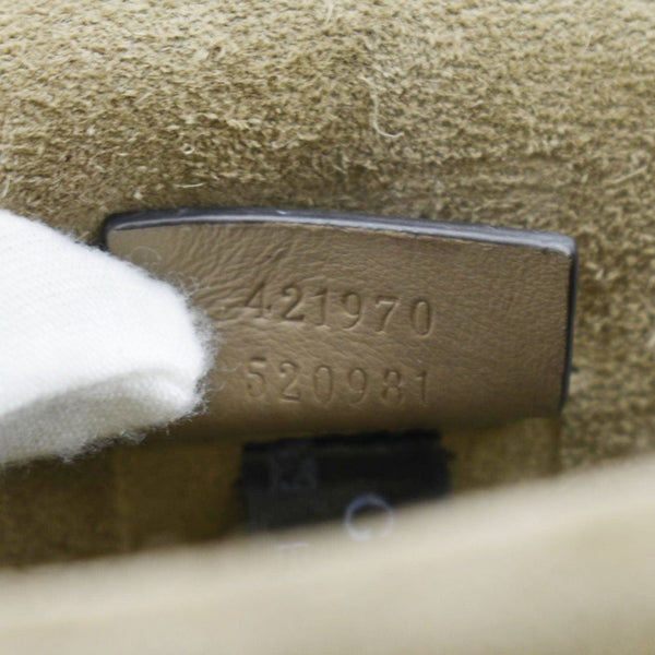 GUCCI Dionysus Mini GG Supreme Canvas Crossbody Bag Beige 421970