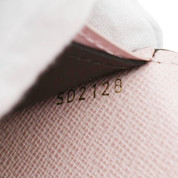 LOUIS VUITTON Emilie Monogram Canvas Wallet Rose Ballerine