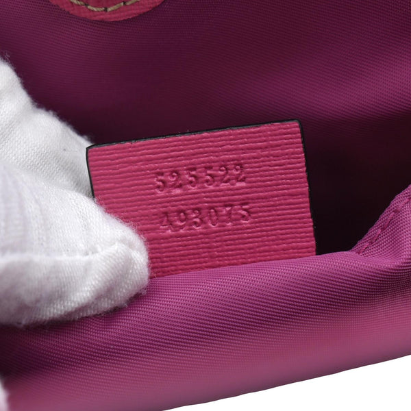 GUCCI Kids Bat Canvas Tote Bag Pink 525522