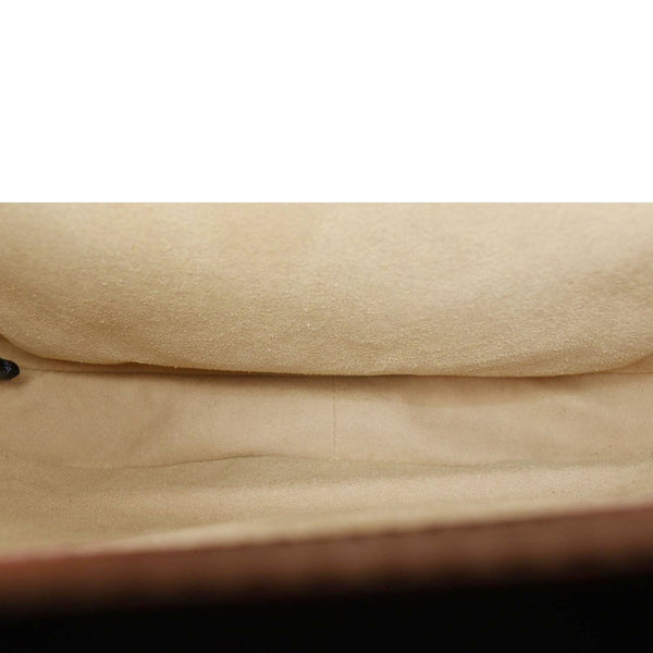 GUCCI Horsebit 1955 GG Supreme Canvas Shoulder Bag Beige 602204