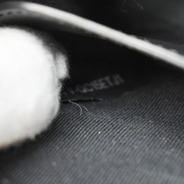 VALENTINO Garavani Rockstud V-Stripe Leather Crossbody Bag Black