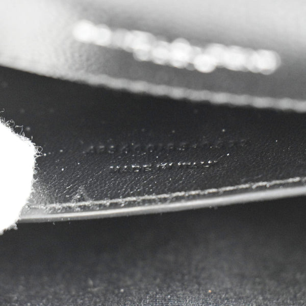 YVES SAINT LAURENT Envelope Mix Matelassé Chain Leather Shoulder Bag Black