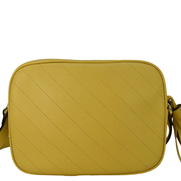 GUCCI Blondie Leather Camera Crossbody Bag Yellow 742360