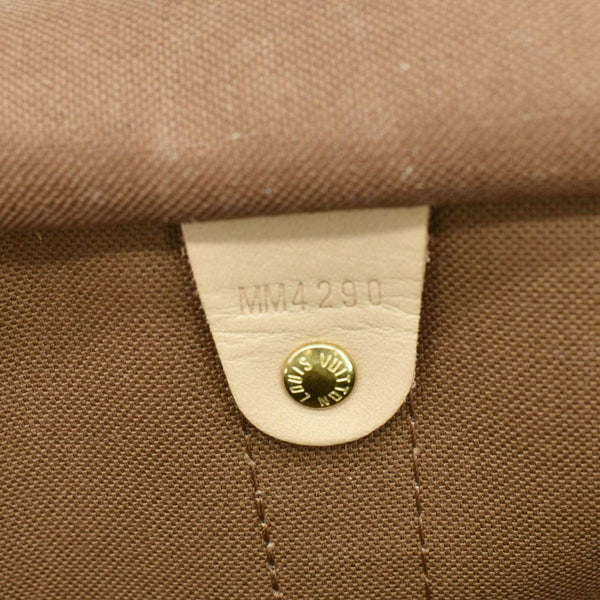 LOUIS VUITTON Keepall 55 Bandouliere Monogram Canvas Travel Bag Brown