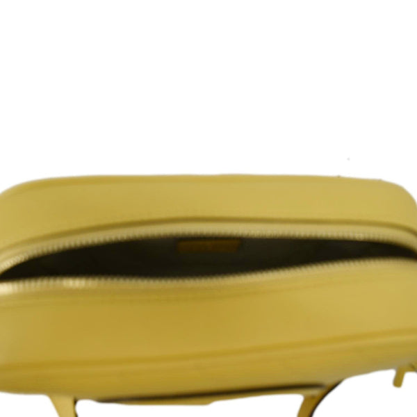 GUCCI Blondie Leather Camera Crossbody Bag Yellow 742360