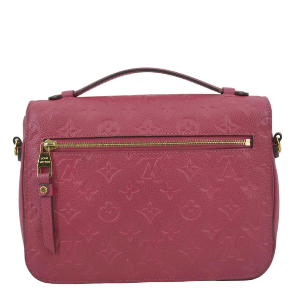 LOUIS VUITTON Metis Pochette Empreinte Leather Crossbody Bag Pink