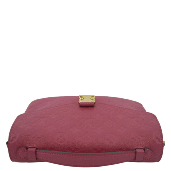 LOUIS VUITTON Metis Pochette Empreinte Leather Crossbody Bag Pink