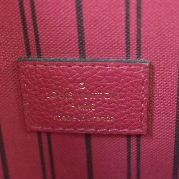 LOUIS VUITTON Metis Pochette Empreinte Leather Crossbody Bag Pink