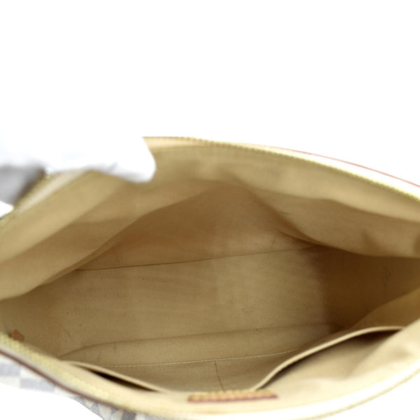 LOUIS VUITTON Siracusa PM Damier Azur Shoulder Bag White