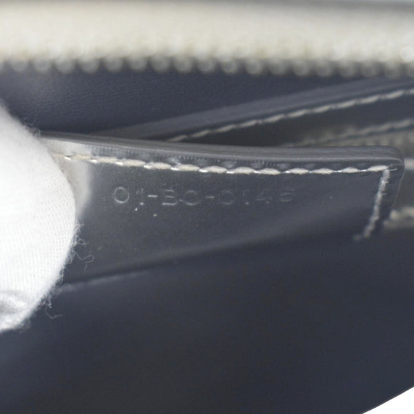 CHRISTIAN DIOR Lady Dior Leather Shoulder Bag Metallic with code