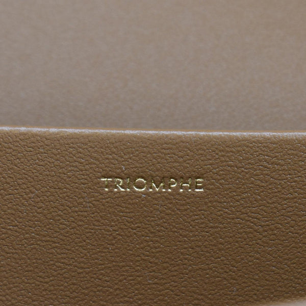 CELINE Classique Triomphe Canvas Shoulder Bag Brown