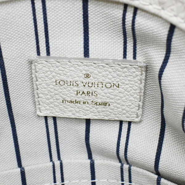 LOUIS VUITTON Artsy MM Monogram Empreinte Leatther Hobo Bag Beige