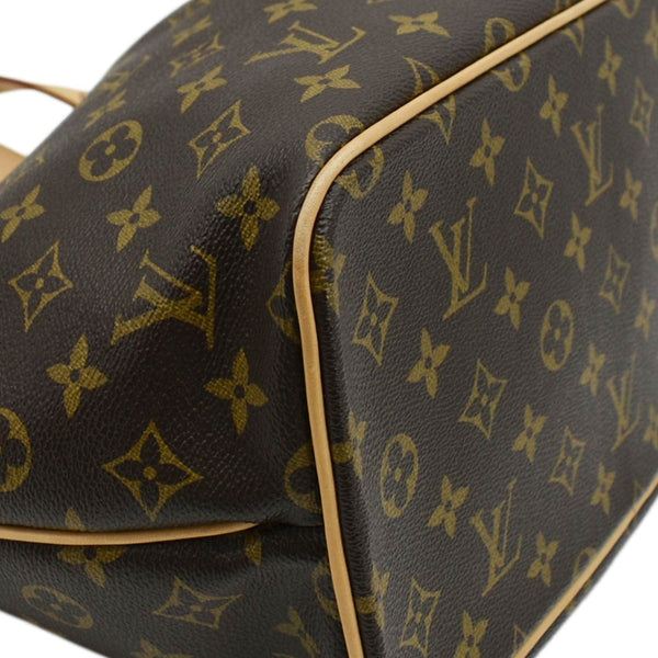 LOUIS VUITTON Palermo PM Monogram Canvas Shoulder Bag Brown
