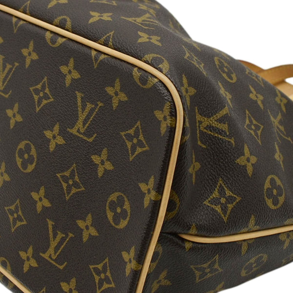 LOUIS VUITTON Palermo PM Monogram Canvas Shoulder Bag Brown