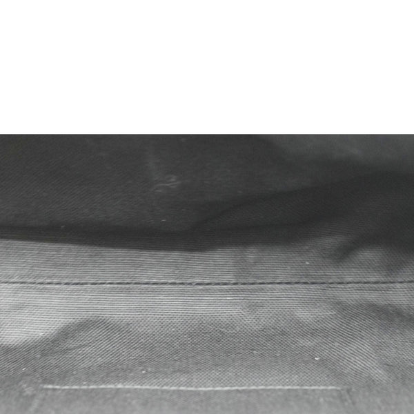 GUCCI East West GG Supreme Web Messenger Bag Black 474139