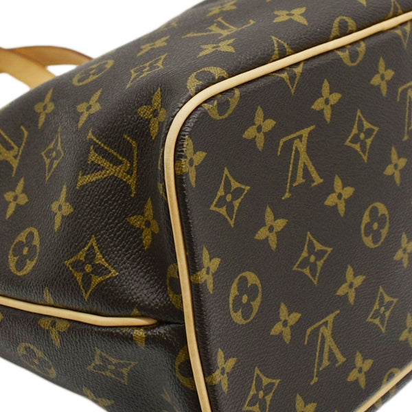 LOUIS VUITTON Palermo PM Monogram Canvas Shoulder Bag Brown