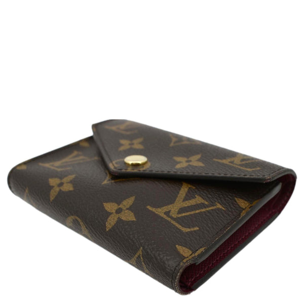 LOUIS VUITTON Victorine Monogram Canvas Wallet Brown