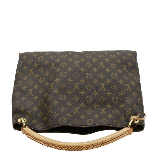 LOUIS VUITTON Artsy MM Monogram Canvas Hobo Bag Brown