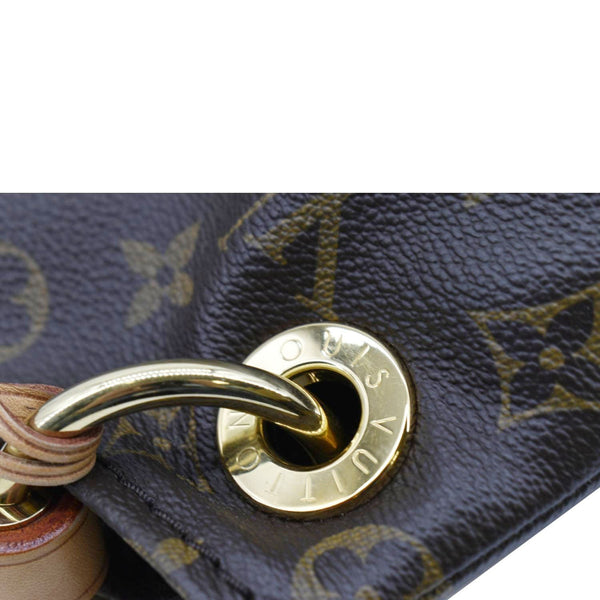 LOUIS VUITTON Artsy MM Monogram Canvas Hobo Bag Brown