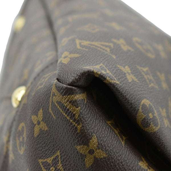 LOUIS VUITTON Artsy MM Monogram Canvas Hobo Bag Brown