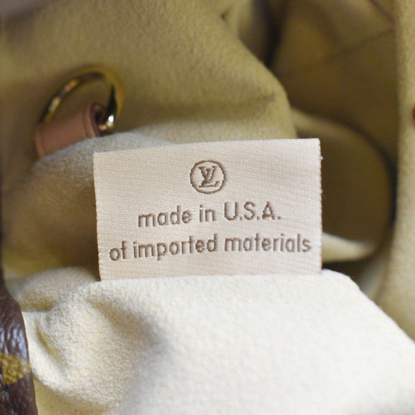LOUIS VUITTON Artsy MM Monogram Canvas Hobo Bag Brown