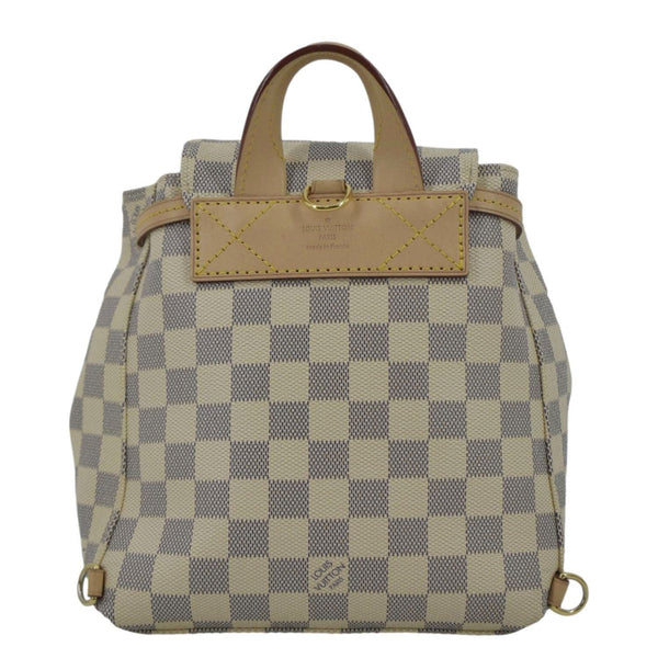 LOUIS VUITTON Sperone BB Damier Azur Backpack Bag White