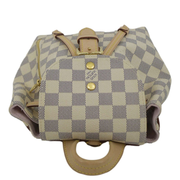 LOUIS VUITTON Sperone BB Damier Azur Backpack Bag White