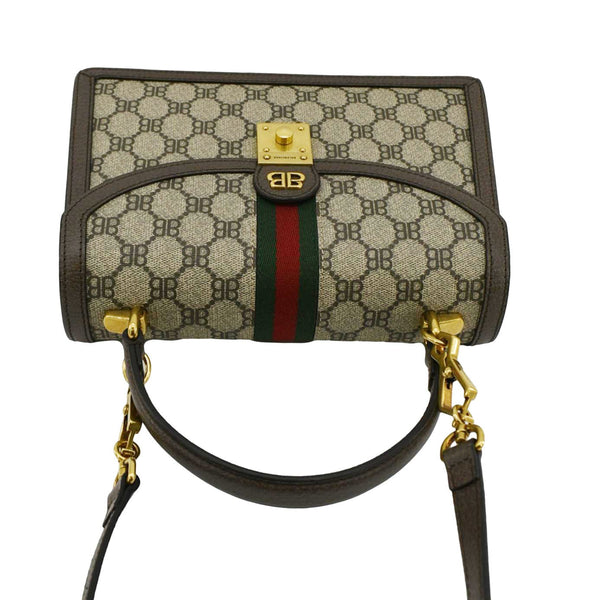 GUCCI X BALENCIAGA The Hacker Project Web BB Supreme Shoulder Bag Beige 680119