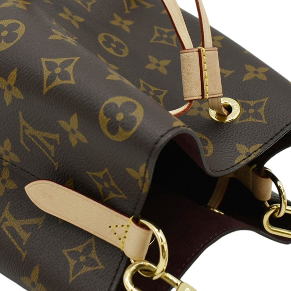 LOUIS VUITTON NeoNoe BB Monogram Canvas Shoulder Bag Brown
