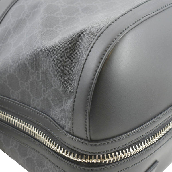 GUCCI Carry-on GG Supreme Canvas Duffle Bag Black 478323