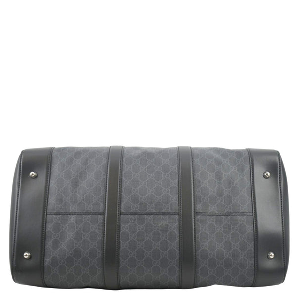 GUCCI Carry-on GG Supreme Canvas Duffle Bag Black 478323