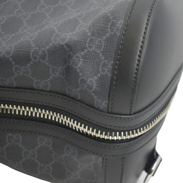 GUCCI Carry-on GG Supreme Canvas Duffle Bag Black 478323