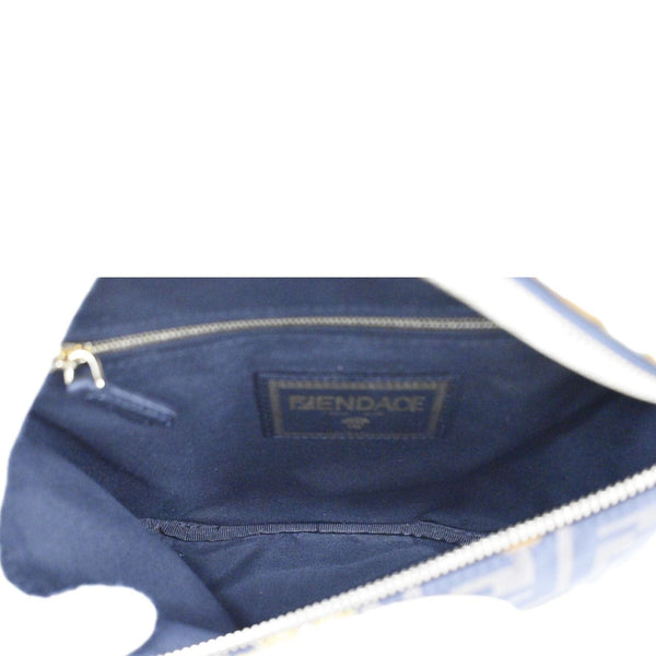 VERSACE X FENDI FF Baroque Nylon Belt Bag Gold